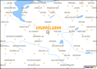 map of Knüppeldamm