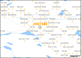 map of Knutsbo