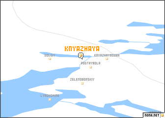 map of Knyazhaya