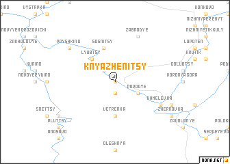 map of Knyazhenitsy