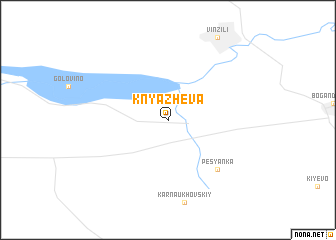 map of Knyazheva