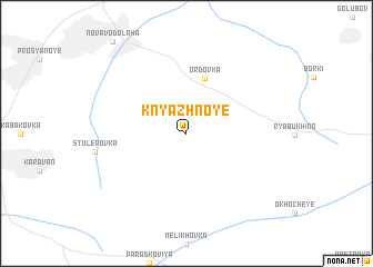 map of Knyazhnoye