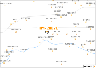 map of Knyazhoye