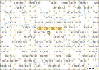 map of Koa Chāndpur