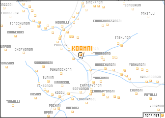 map of Koam-ni