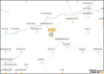 map of Koa