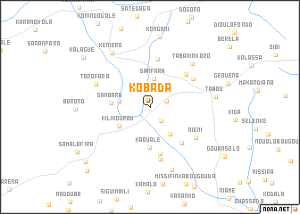 map of Kobada