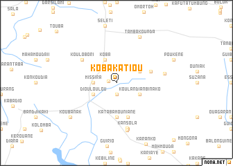 map of Koba Katiou