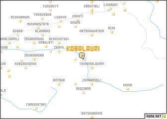 map of Kobalauri