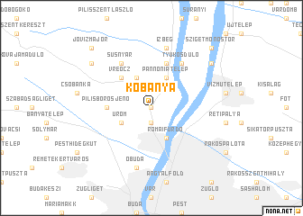 map of Kőbánya