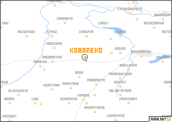 map of Kobarevo