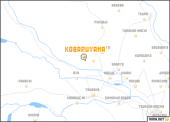map of Kobaruyama