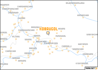 map of Kobau-gol