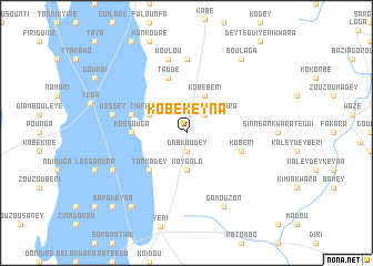 map of Kobé Keyna