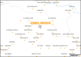 map of Kobeliarovo