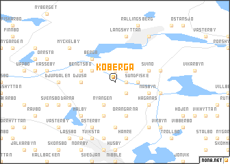 map of Koberga