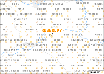 map of Koberovy