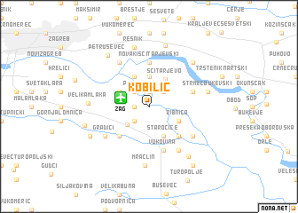 map of Kobilić