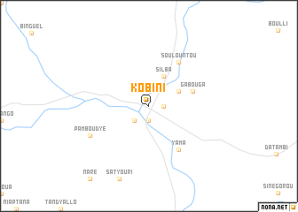map of Kobini