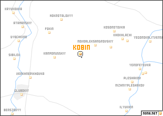 map of Kobin