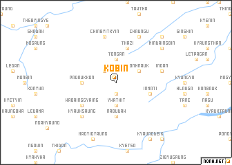 map of Kobin