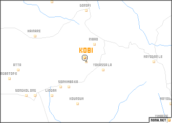 map of Kobi