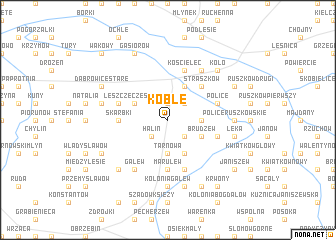 map of Koble