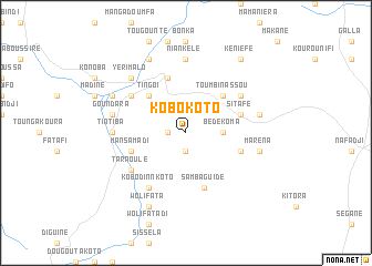 map of Kobokoto