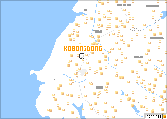 map of Kobong-dong