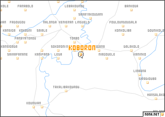 map of Koboron