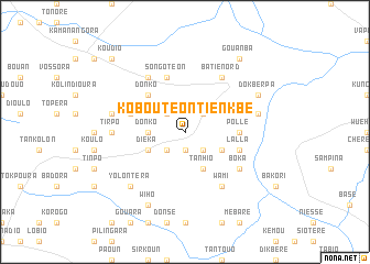 map of Koboutéon Tienkbé