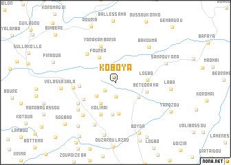 map of Koboya