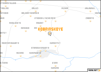 map of Kobrinskoye