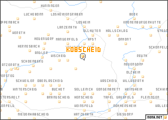 map of Kobscheid