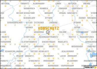 map of Kobschütz