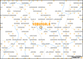 map of Kobundala