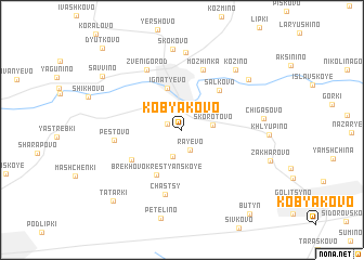 map of Kobyakovo