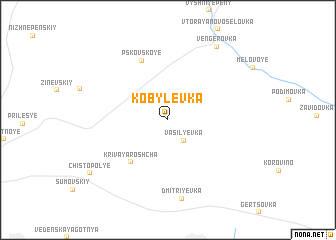 map of Kobylëvka
