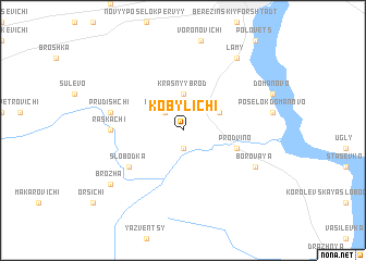 map of Kobylichi