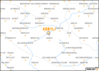 map of Kobylí
