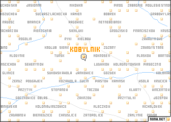 map of Kobylnik