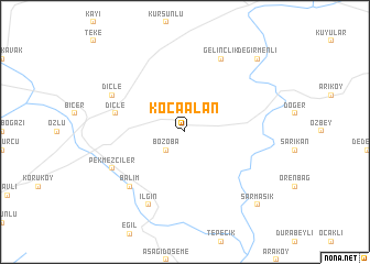 map of Kocaalan