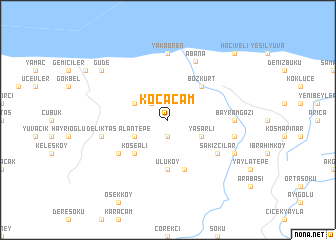 map of Kocaçam