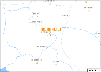 map of Kocahacılı