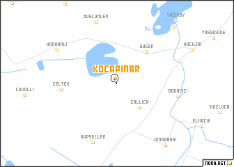 map of Kocapınar