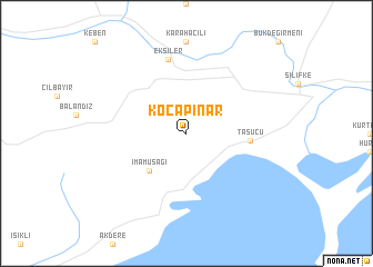 map of Kocapınar
