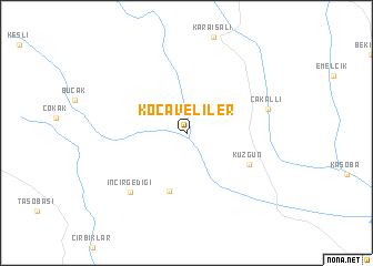 map of Kocaveliler