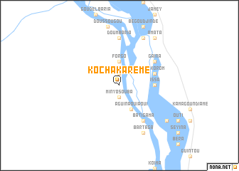 map of Kochakarémé