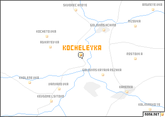 map of Kocheleyka