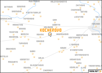 map of Kocherovo